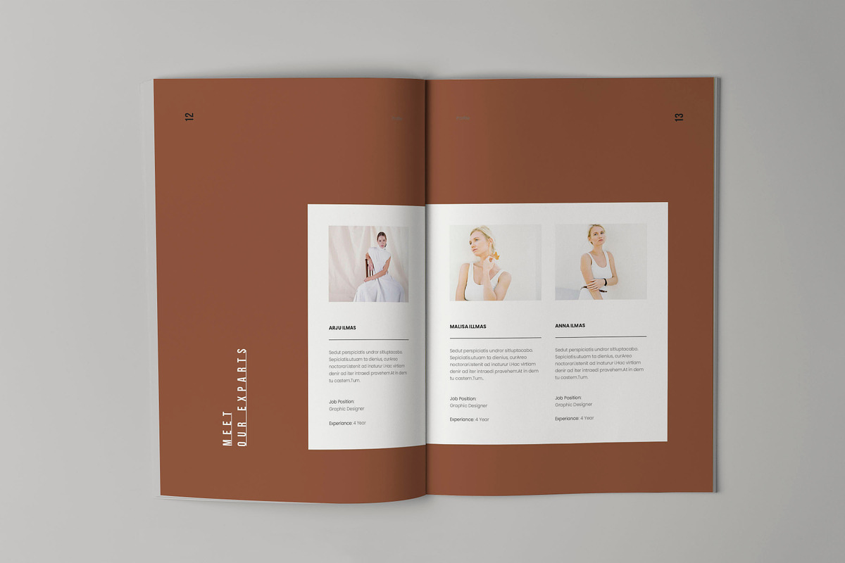 Company Profile Template, a Brochure Template by HR Studio (Photo 7 of 11)
