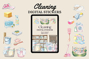 Cleaning Goodnotes Stickers, a Decorative Illustration by ikarifq shop (Thumbnail 1 of 7)