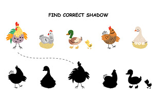 Kids puzzle game with cartoon farm, an Education Illustration by Valerie Bodnar