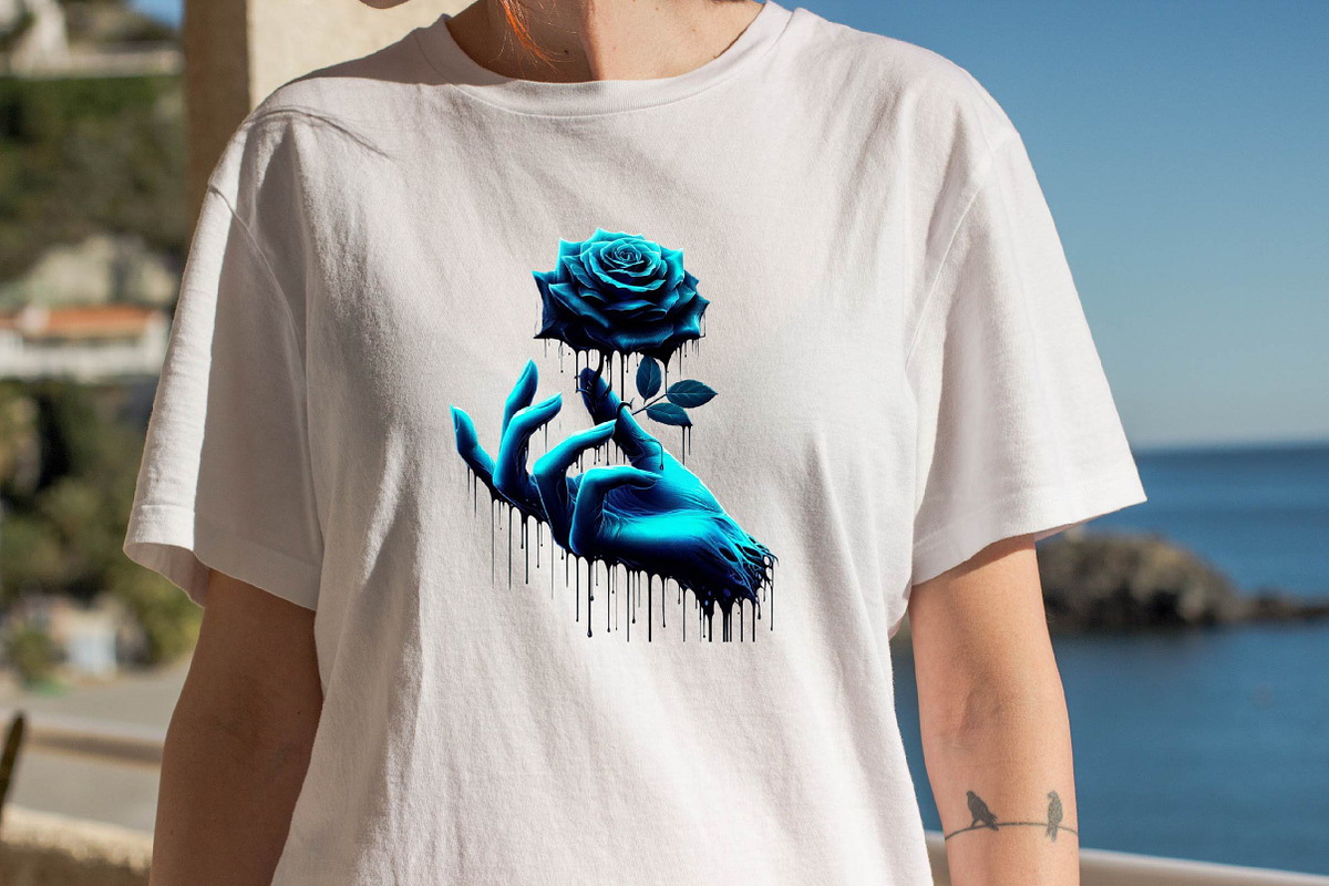 Creepy Black and Blue Halloween Pump, an Illustration by SVGArt (Photo 7 of 8)