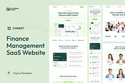 Finance Management SaaS Website, an UI Kit Template by peterdraw (Thumbnail 1 of 7)