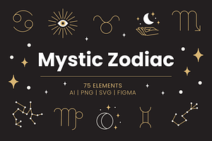 Mystic Zodiac Illustrations