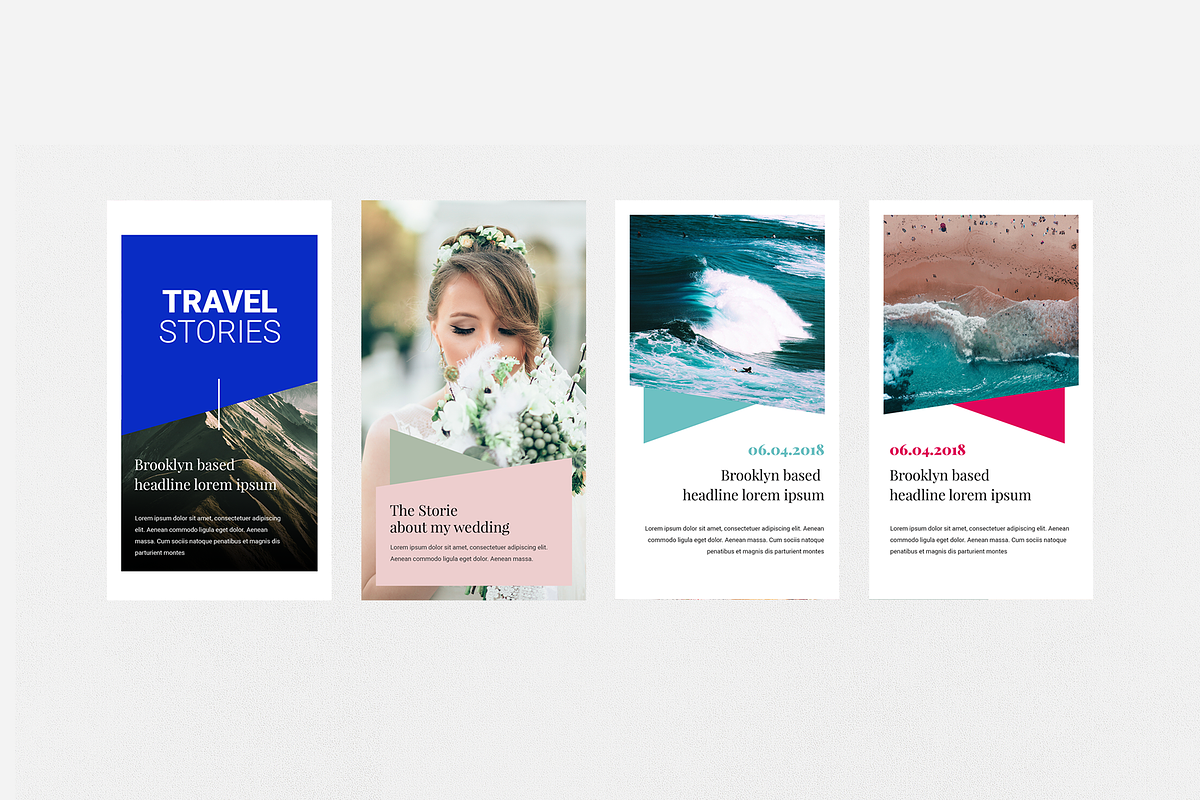 Instagram stories template mix, a Social Media Template by khoai_tây (Photo 4 of 5)