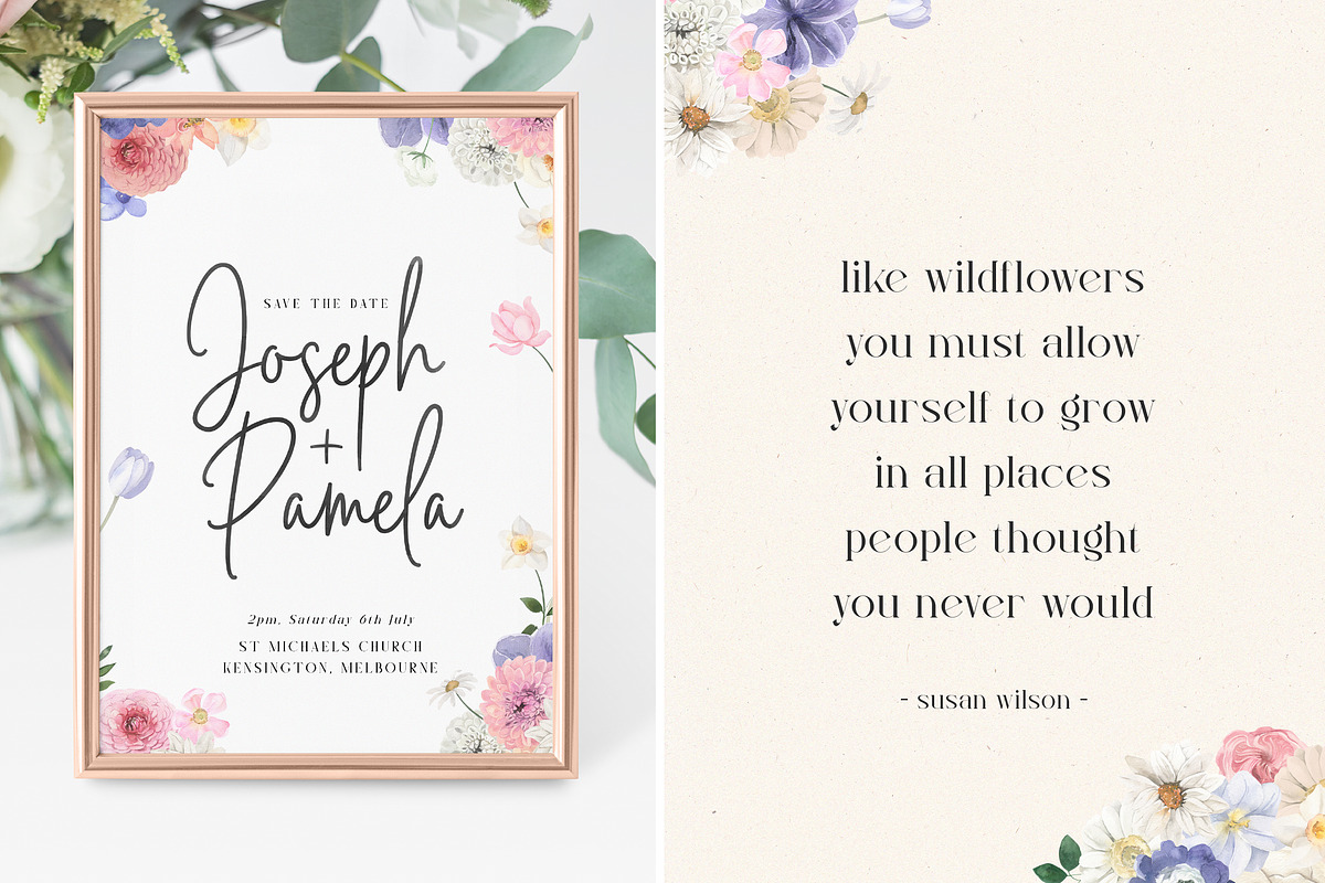 Bloomed Font Duo, a Serif Font by Salt & Pepper Designs (Photo 6 of 9)