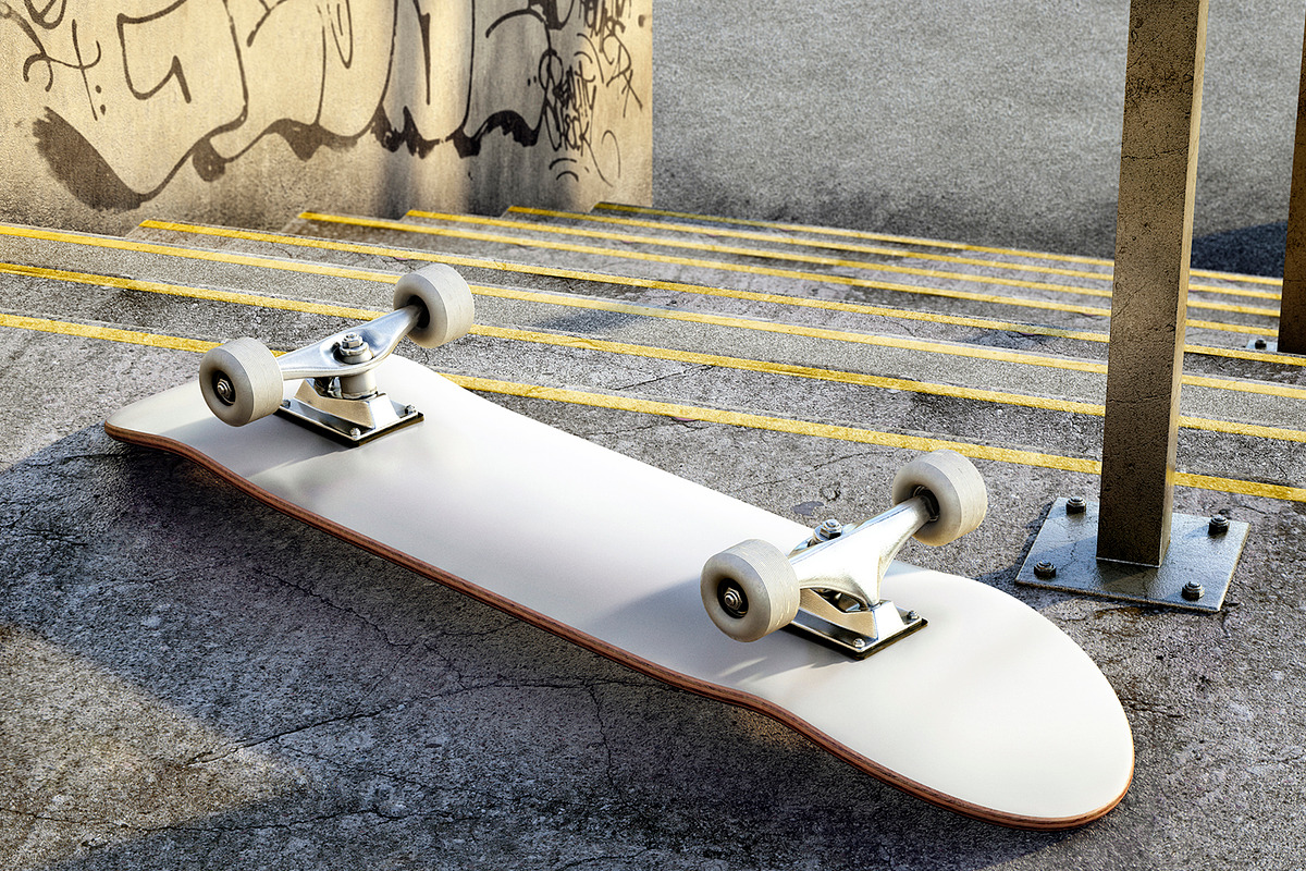 3 skateboard mockups, a Product Mockup by Egor Shkolnikov (Photo 9 of 10)