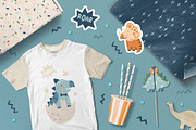 Dino Party, an Animal Illustration by Lori Room (Thumbnail 6 of 6)