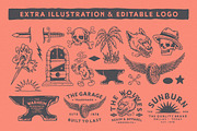Marclane & Extras, a Slab Serif Font by IronbirdCreative (Thumbnail 4 of 9)