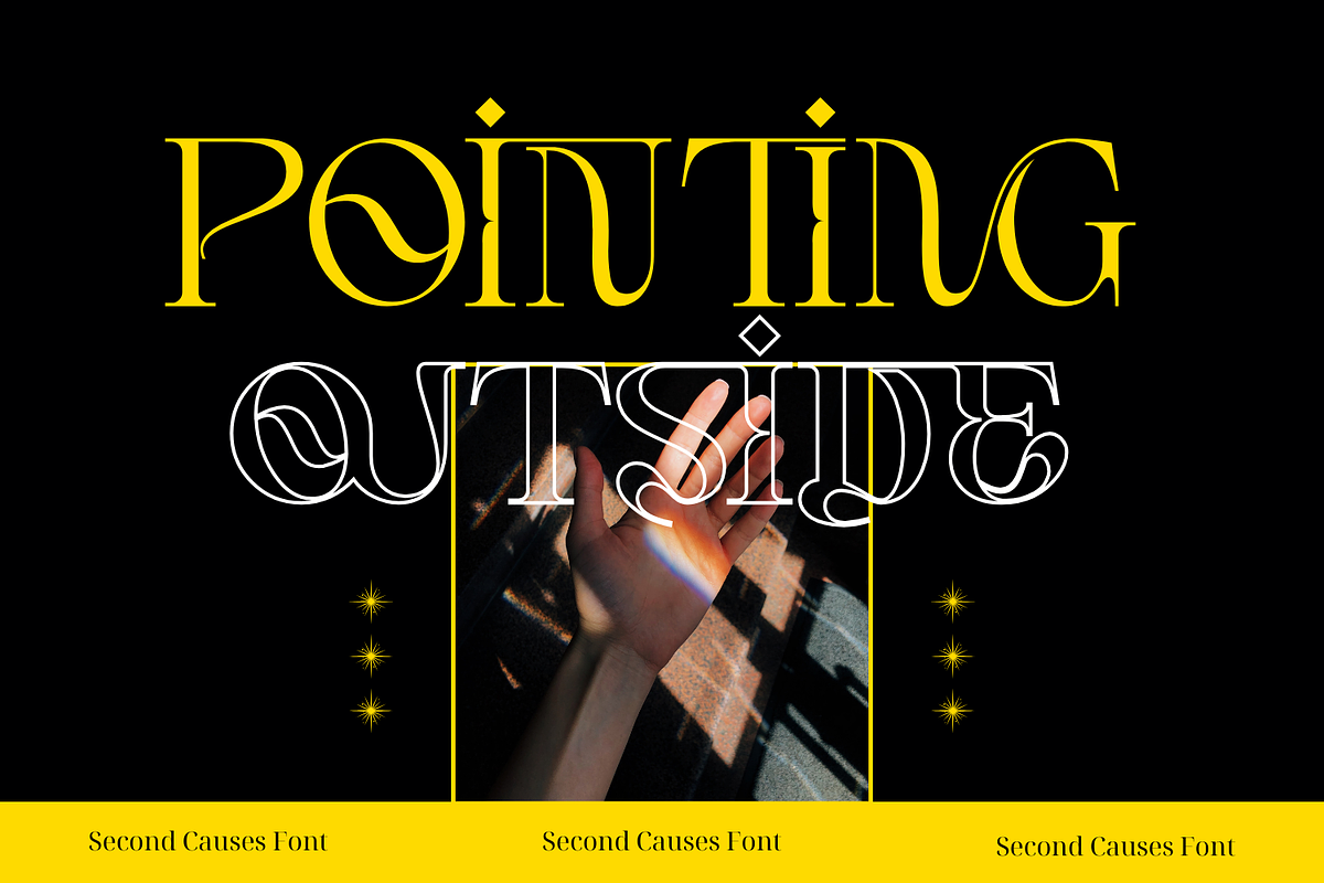 Second Causes Font, a Serif Font by 177Studio (Photo 3 of 8)