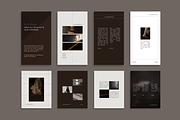 Brown and Beige Instagram Templates, a Social Media Template by IRISEA DESIGNS (Thumbnail 1 of 6)