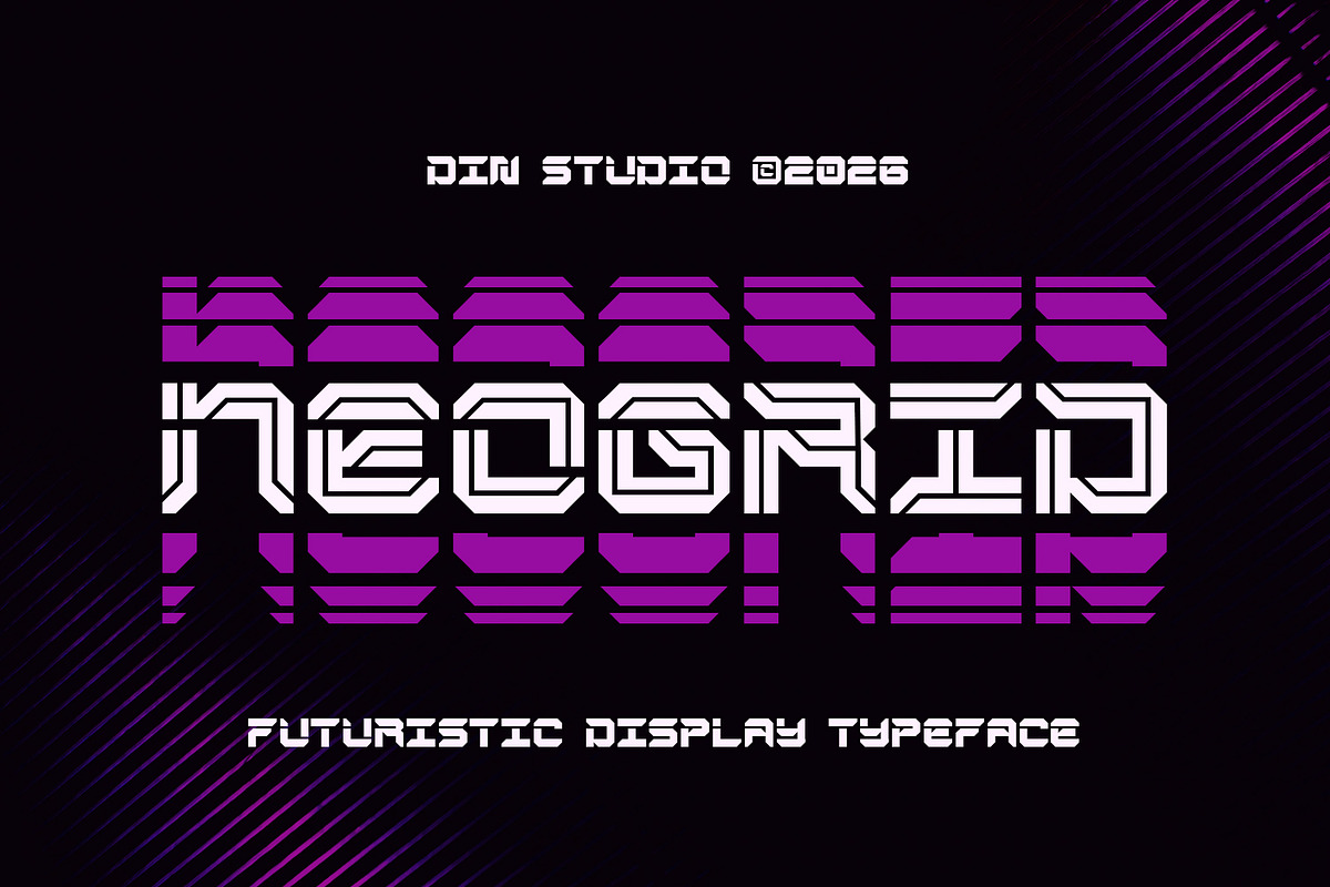 Neogrid, a Symbol Font by din-studio.com (Photo 1 of 11)