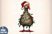 Funny Sarcastic Christmas Goose PNG, an Illustration by Daily.Designs (Thumbnail 1 of 5)