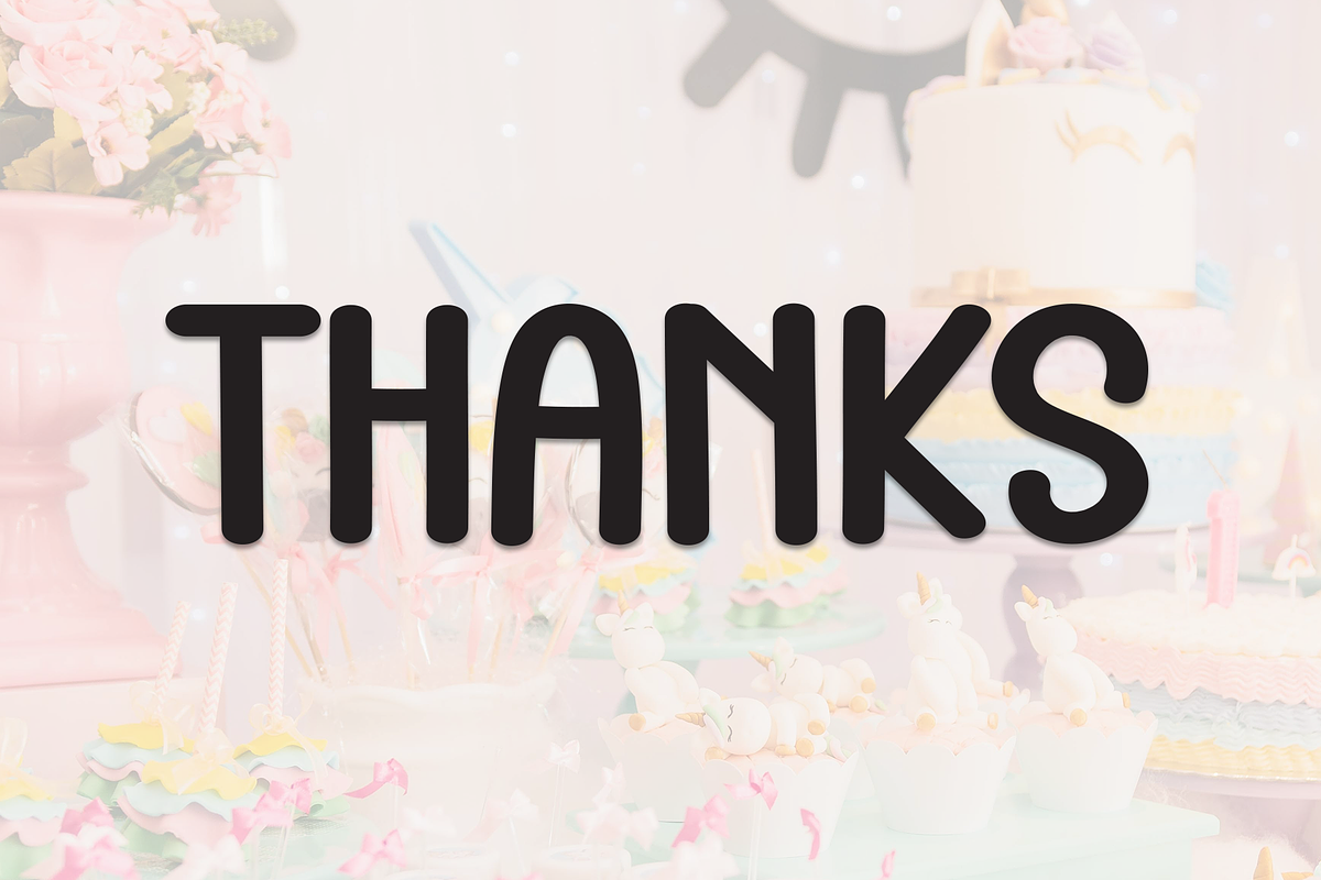 Cake Birthday | Script Font, a Script Font by Scratchones (Photo 8 of 8)