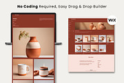 Wix Ceramics, Pottery Studio Website, a Wix Template by Sky Dore Design (Thumbnail 3 of 10)