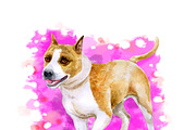 Watercolor Dogs Mega Big Bundle, an Illustration by Dneprstock (Thumbnail 4 of 60)