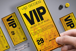 Golden Style VIP Pass Card