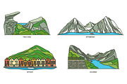 Natural sights of Norway, an Illustration by GenziWorkshop (Thumbnail 7 of 13)