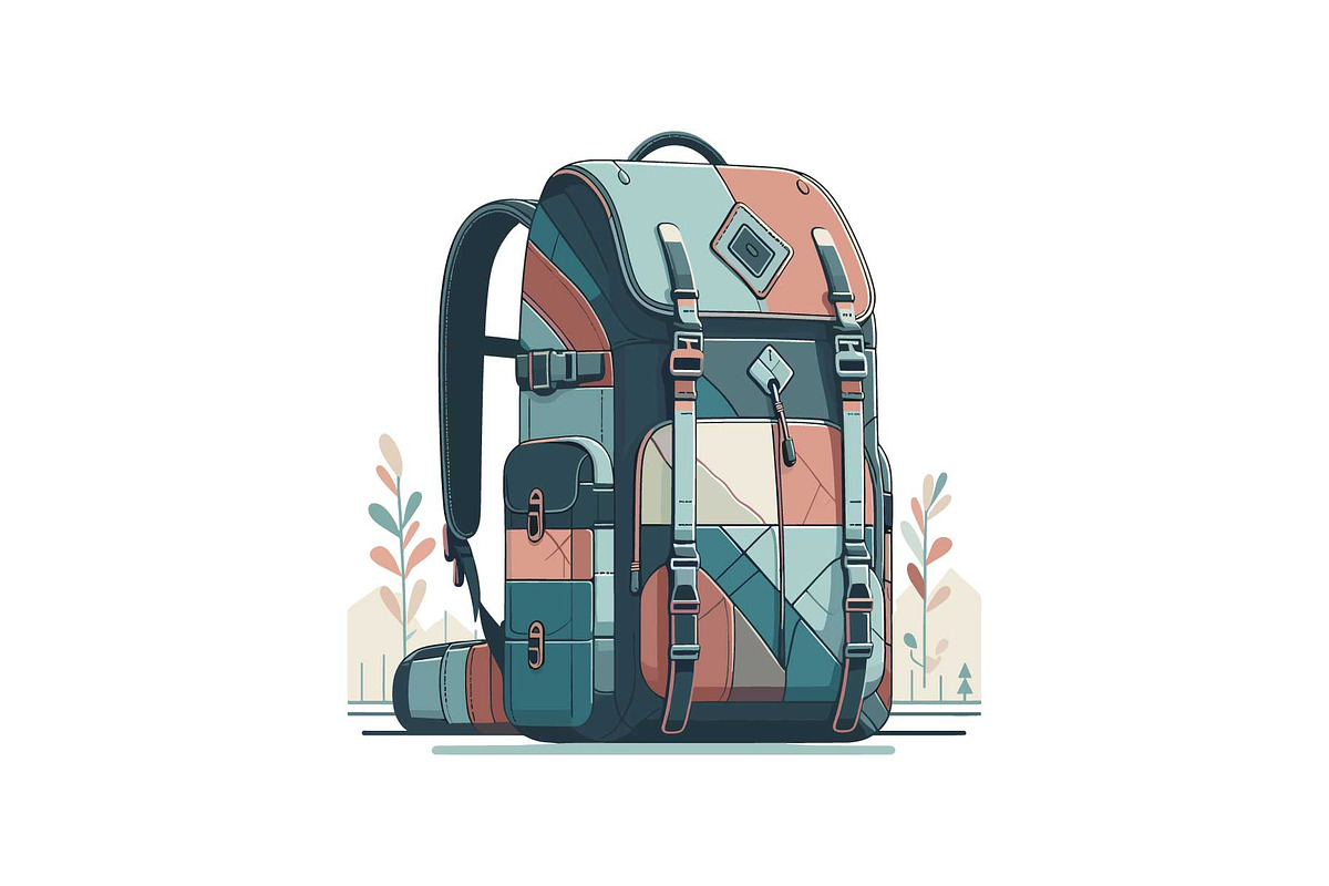 Adventure Hiking Bag Icons, an Object Graphic by yasushie (Photo 16 of 16)