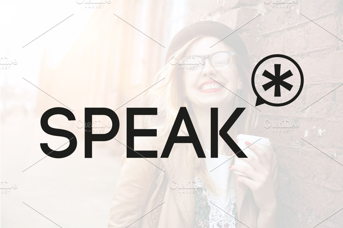 Speak Logo, a Branding & Logo Template by Luis Quesada Design (Photo 1 of 4)