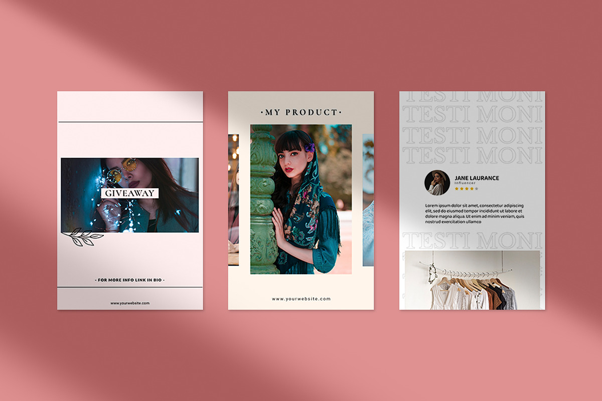 Aadina - Fashion Social Media Pack, a Social Media Template by Neetlabs Studio (Photo 4 of 5)