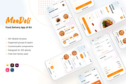 MeaDeli - Food Delivery App Design, an App Template by Capi Product (Thumbnail 1 of 6)
