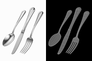 Classic Table Knife, Fork, Spoon, an Object 3D Model by VK Studio (Thumbnail 3 of 10)