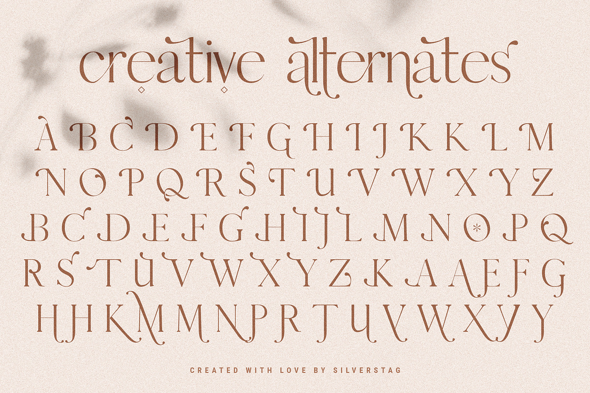 Esther - Stylish Ligature Serif Font, a Serif Font by SilverStag Type Foundry (Photo 26 of 27)