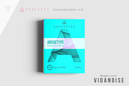 Archetype Display - V1, a Font by Vidanoise
