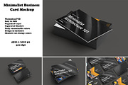 Minimalist Business Card Mockup, a Print Template by 2M GRAPHICS DESIGN (Thumbnail 1 of 5)