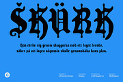 CS Saunter Drawn, a Blackletter Font by Craft Supply Co. (Thumbnail 5 of 8)