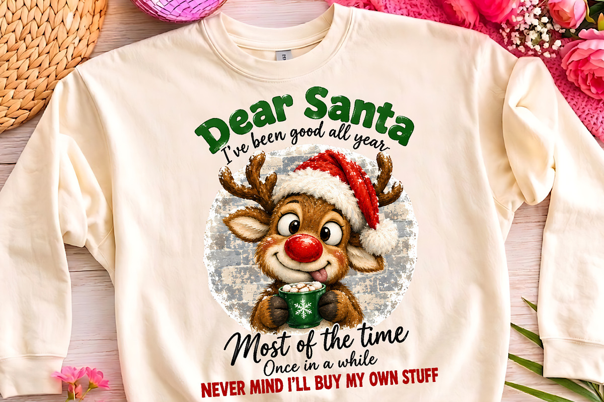 Dear Santa I Will Buy My Own Stuff, a Seasonal Illustration by CrexoraLab (Photo 3 of 4)