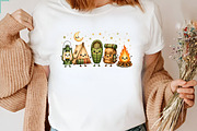 Cute Kawaii Camping Doodle PNG, a Seasonal Illustration by CraftArtStudio (Thumbnail 3 of 4)