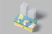 Wide Rectangular Shoes Box Mockup, a Packaging Mockup by megostudi0 (Thumbnail 3 of 8)