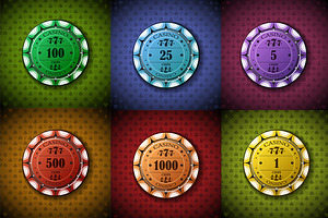 Casino, Poker Chips Set V2 Bonus