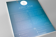 Modern 2-Piece Resume Template, a Resume Template by Imagine Design (Thumbnail 2 of 3)