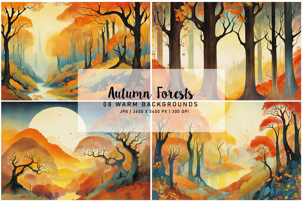 Autumn Forests, a Decorative Illustration by Digital Art Creations (Photo 2 of 6)