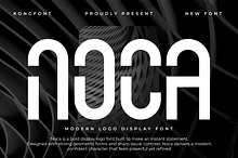 Noca - Modern Logo Display Font