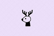 Minimalist Deer Animal Icon, an Animal Illustration by Vectorium Studio (Thumbnail 2 of 4)