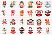 Cute Gothic Christmas Character, an Illustration by CreationArt (Thumbnail 2 of 3)