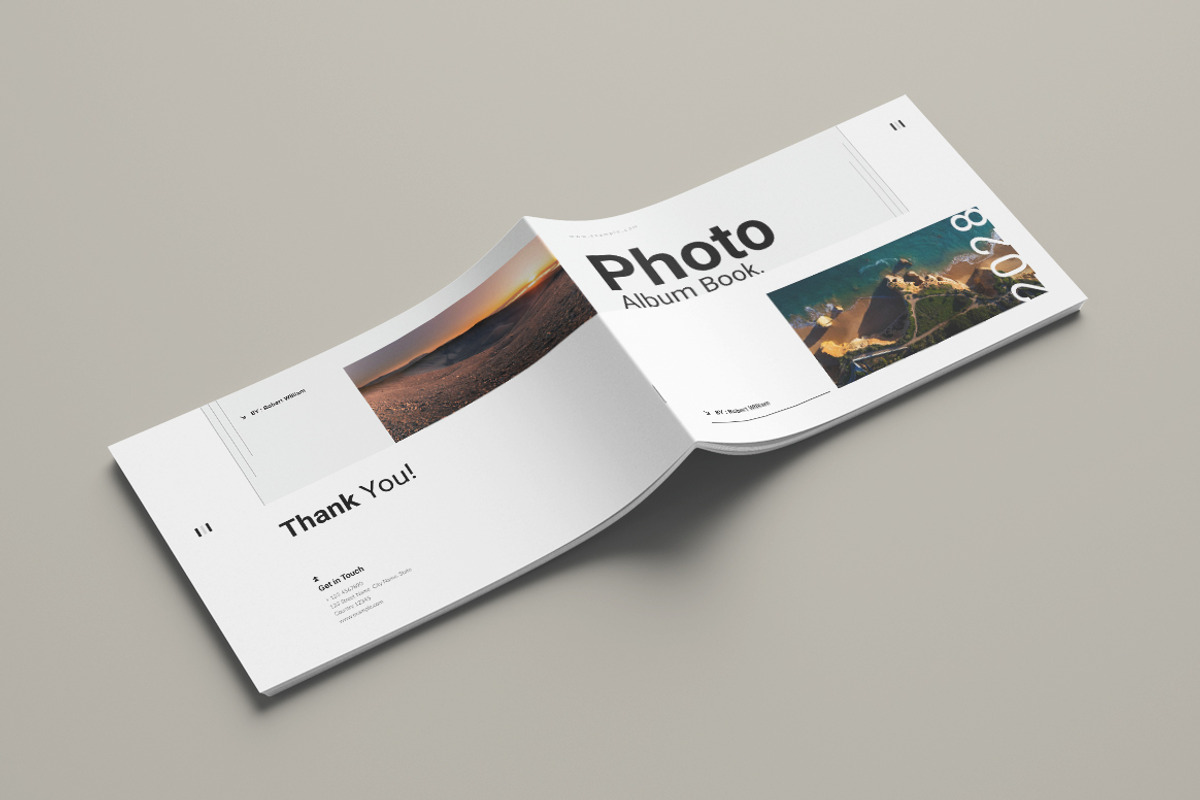Photo Book Landscape Layout, a Brochure Template by Pixelpick (Photo 9 of 9)