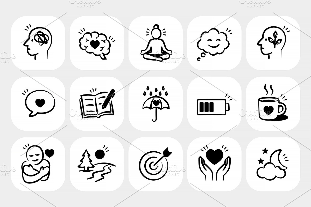 Hand-Drawn Doodle Icons Bundle, an Outline Icon by Creative Graphics (Photo 15 of 16)