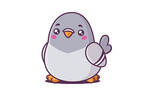 Kawaii Pigeon