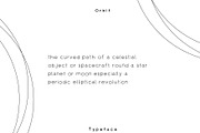 Orbit - Typeface, a Sans Serif Font by Chris Broderick (Thumbnail 5 of 6)