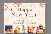 Elegant White New Year Card | Canva, a Card Template by WynterLife Studio (Thumbnail 2 of 6)