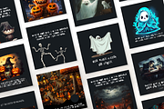 Funny Halloween Template Set I Canva, a Social Media Template by The Social Stuff (Thumbnail 3 of 11)