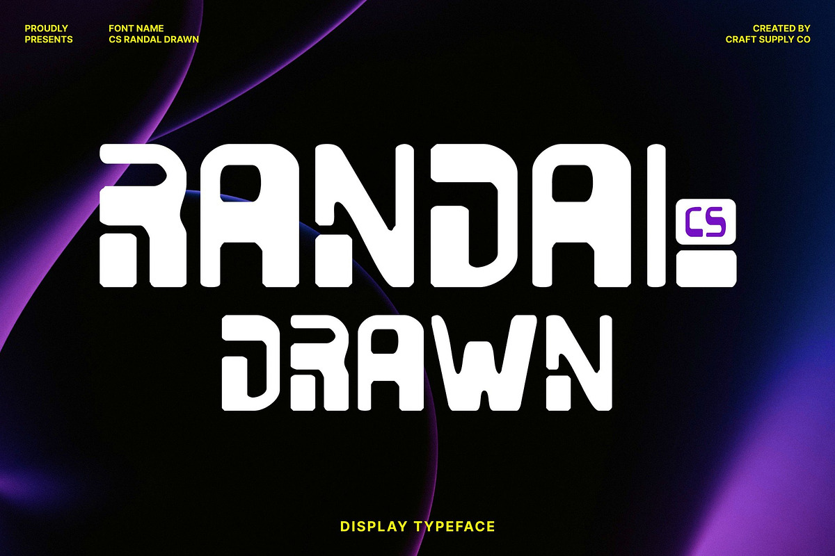 CS Randal Drawn, a Sans Serif Font by Craft Supply Co. (Photo 9 of 9)