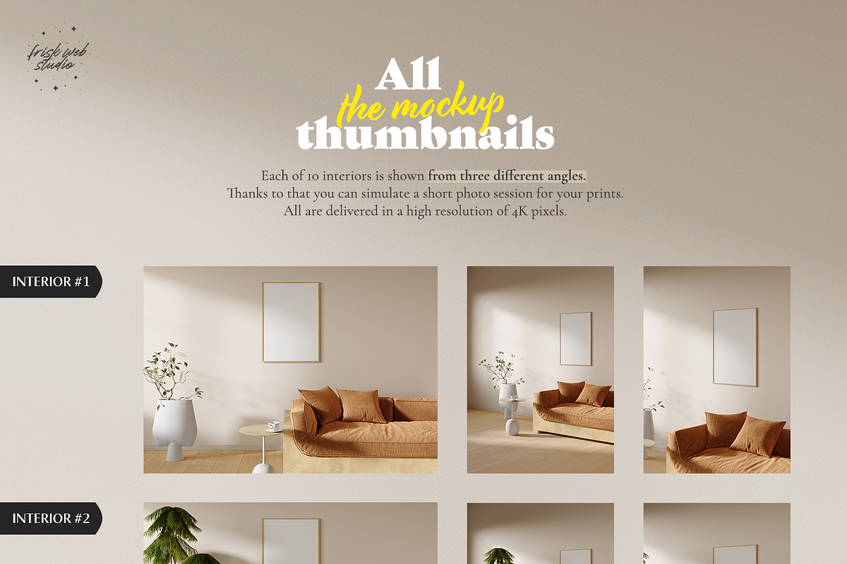 Poster Mockups Session, a Product Mockup by Frisk Shop (Photo 2 of 11)