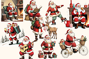 60+ Christmas Clipart Bundle, a Decorative Illustration by ClipArtTime (Thumbnail 2 of 5)