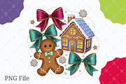Brushstroke Gingerbread Christmas, an Illustration by designcity5 (Thumbnail 1 of 8)