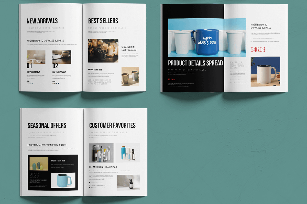 Product Catalog Design Template, a Brochure Template by MightyDesign (Photo 3 of 6)