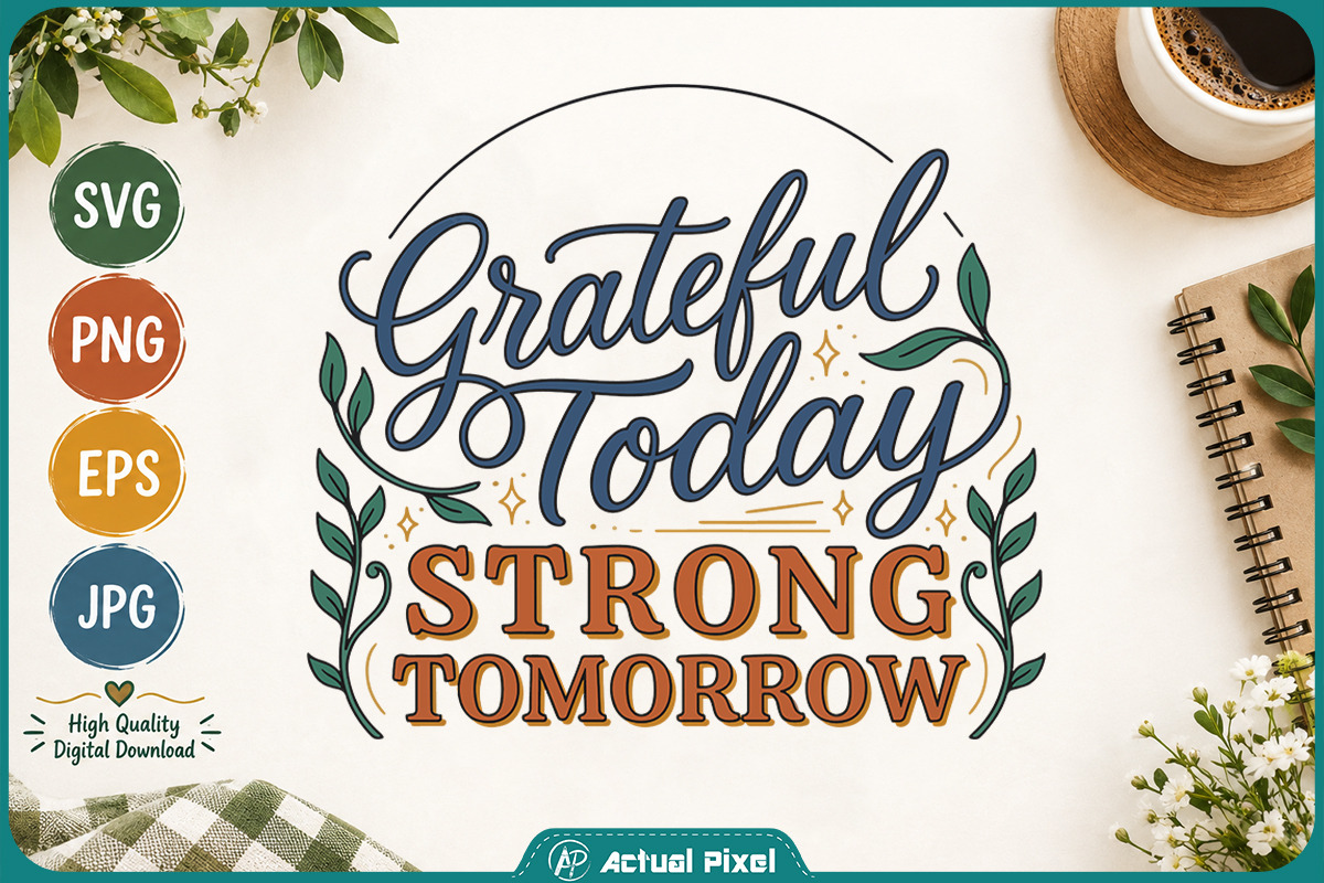 Gratitude Quotes Bundle, a Decorative Illustration by Actual Pixel (Photo 9 of 22)